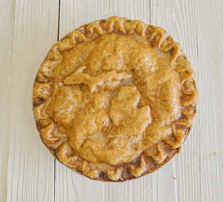 Pure Michigan Maple Glazed Apple Pie