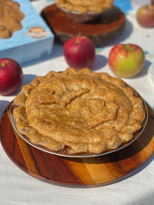 Pure Michigan Maple Glazed Apple Pie